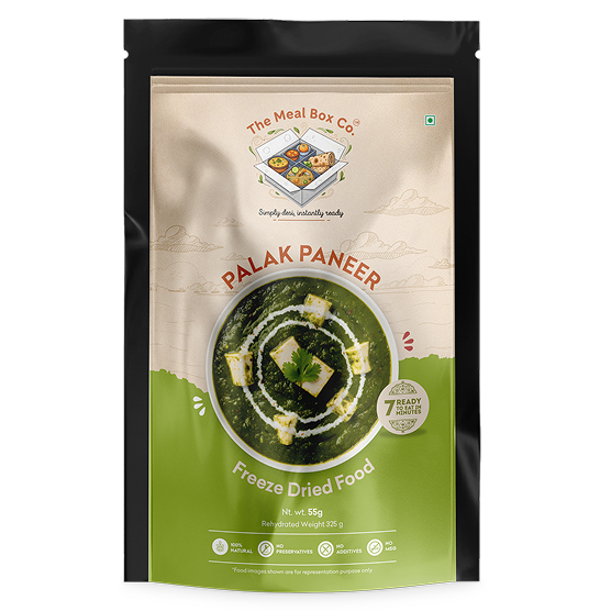 Before freeze-drying – Indian meal in a bowl